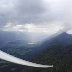 Flugwegposition um 13:07:50: Aufgenommen in der Nähe von Gemeinde St. Stefan im Gailtal, Österreich in 1738 Meter
